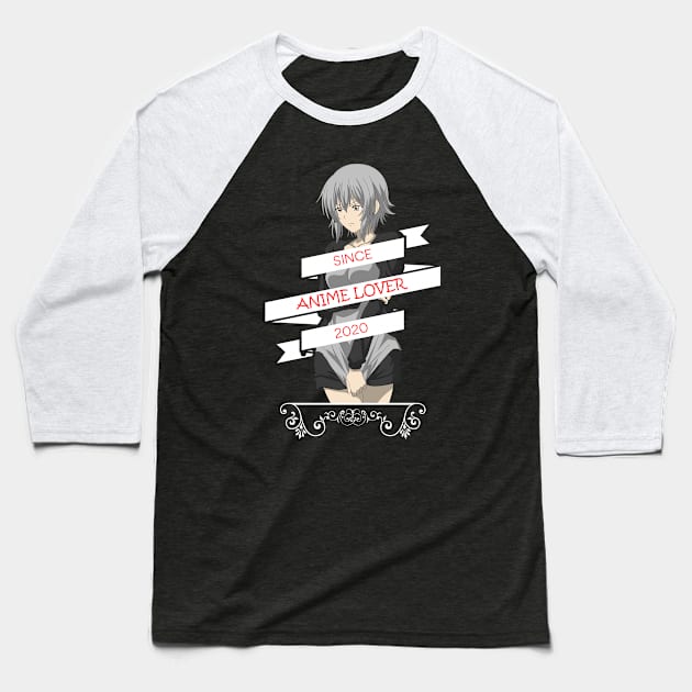 13 - ANIME LOVER SINCE 2020 Baseball T-Shirt by SanTees